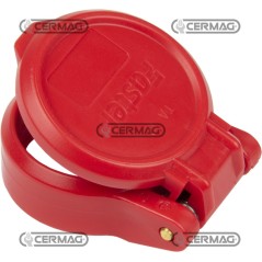 Tapa automática para acoplamientos rápidos de empuje y tracción de 1/2". Color rojo. 82079. MÁS RÁPIDO. | NewgardenAgri.com