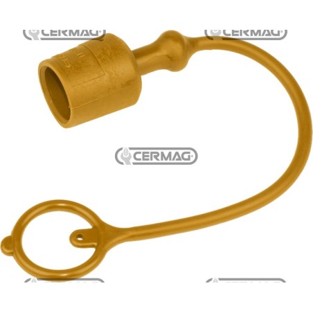 Tapa antipolvo hembra para acoplamientos rápidos. Tamaño 1/2". Color naranja. 82087 FASTER | NewgardenAgri.com