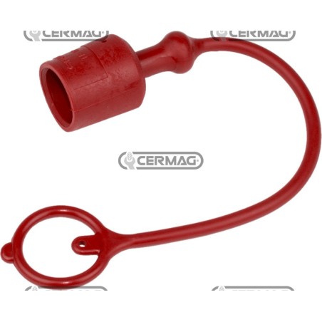 Bouchon anti-poussière femelle pour raccords rapides Taille 1/2" Couleur Rouge 82092 PLUS RAPIDE | NewgardenAgri.com