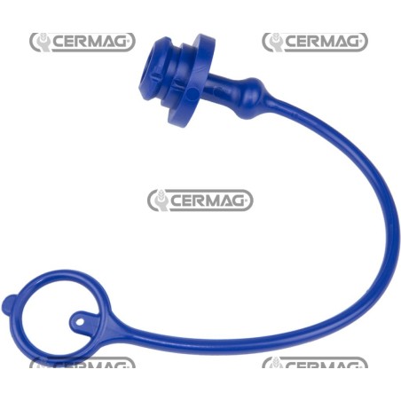 Tapa antipolvo macho para acoplamientos rápidos. Tamaño: 1". Color: Azul. 80550 FASTER | NewgardenAgri.com