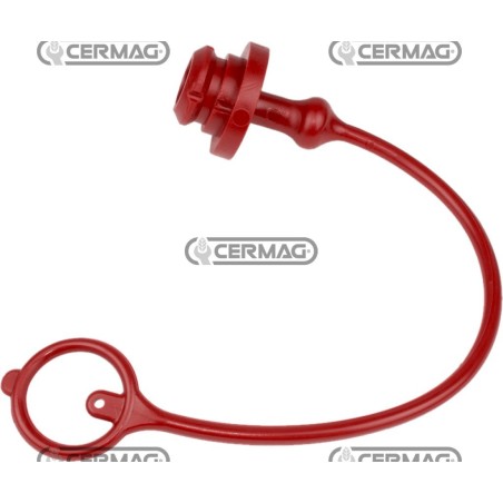 Tapa antipolvo macho para acoplamientos rápidos. Tamaño 1/2". Color rojo. 82091 FASTER | NewgardenAgri.com