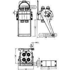 4-Way Multifaster - MOVING PART 3/8" Gas Connection 82535 FASTER