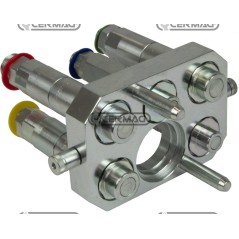 5-Wege-Multifaster – Bewegliche Teile-Anschluss 3 x 3/8" + 2 x 9/16" Gas Serie 3PLK05AMC 84059 FASTER