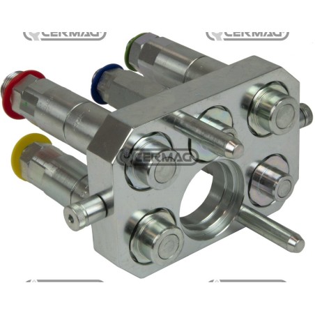 5-Wege-Multifaster – Bewegliche Teile-Anschluss 3 x 3/8" + 2 x 9/16" Gas Serie 3PLK05AMC 84059 FASTER