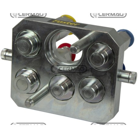 5-Wege-Multifaster – Bewegliche Teile-Anschluss 3 x 3/8" + 2 x 9/16" Gas Serie 3PLV05AMC 84061 FASTER