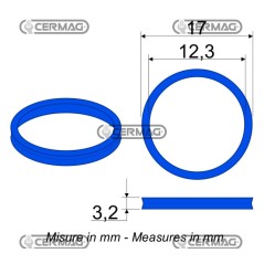 Guarnizione innesto maschio per piastra multifaster Misura 3/8" Gas 82985 FASTER | NewgardenAgri.com