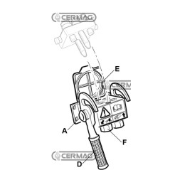 Innesto FEMMINA per multifaster - PARTE FISSA Filetto 1/4" Gas 83653 FASTER