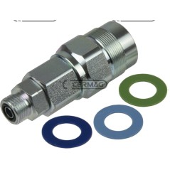 kit innesto FEMMINA per multifaster - PARTE FISSA Filetto 3/8" Gas 84103 FASTER | NewgardenAgri.com