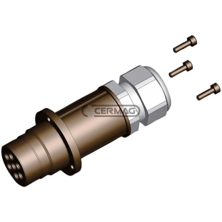 Presa elettrica 7 poli maschio per multifaster 1/2" - PARTE MOBILE 84245 FASTER | NewgardenAgri.com