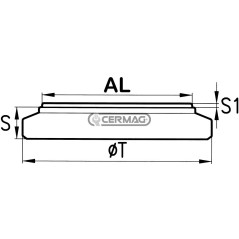 Tapa trasera soldada Diámetro interior 63 mm 81269