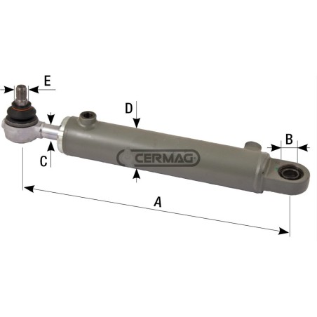 Cilindro di sterzo Lunghezza 400 mm 80453 Ognibene