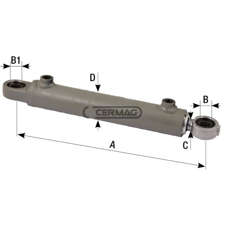 Cilindro di sterzo Lunghezza 360 mm 83379 Ognibene