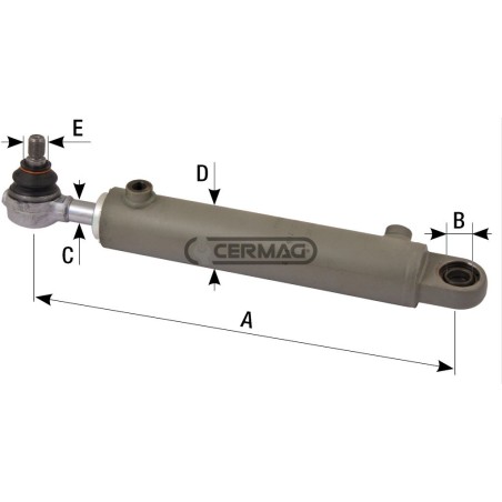 Cilindro di sterzo Lunghezza 400 mm 83538 Ognibene