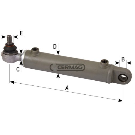Cilindro di sterzo Lunghezza 370 mm 80456 Ognibene