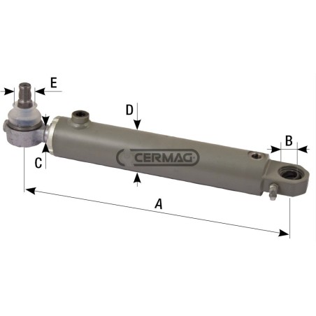 Cilindro di sterzo Lunghezza 377 mm 80411 Ognibene