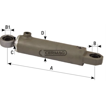 Cilindro di sterzo Lunghezza 285 mm 83536 Ognibene