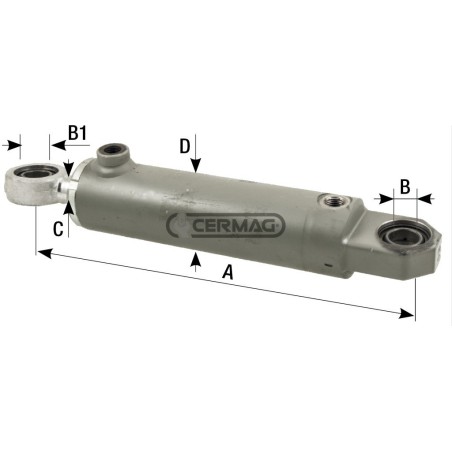 Cilindro di sterzo Lunghezza 300 mm 83927 Ognibene