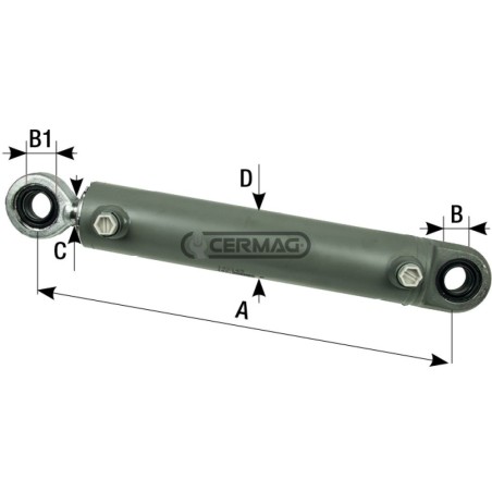 Cilindro di sterzo Lunghezza 400 mm 84164 Ognibene