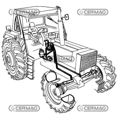 COMPLESSIVI MONTAGGIO GUIDA IDROSTATICA PER TRATTORI 600DT, 640DT 80787 | NewgardenAgri.com