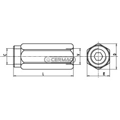 5-Bar-Rückschlagventil für Wärmetauscher (Bypass) 1"-Gasgewinde 83958