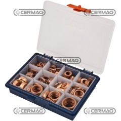 Surtido de arandelas de cobre con expositor 80665 | NewgardenAgri.com