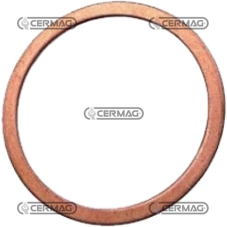 Arandela de cobre de 21x27x1,5 mm - 1/2" Gas 80660 | NewgardenAgri.com
