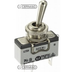 Single-pole toggle switch with 2 faston OFF-ON connections 250V 15A 35921 | NewgardenAgri.com