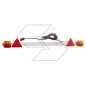 Barra de luz trasera ajustable tractor agrícola 1300-1800mm cable 6.5m