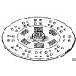 Clutch disc CARRARO for agricultural tractor tigrone 3200 3800 4000 4200 15739