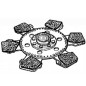 Disque d'embrayage NEWHOLLAND pour tracteur agricole 880.5 880.5DT 980 15261