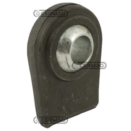 Soporte plano para rótula soldable. Tipo: Lados inclinados. Orificio: 22,1 mm. 50436 | NewgardenAgri.com