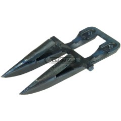 Dente doppio semifitto per barra falciante 45118 | NewgardenAgri.com