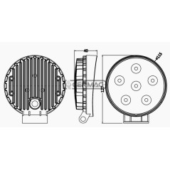 1140 lm LED-Arbeitsleuchte (95103)