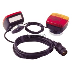 Kit di fanali 12V montati su supporto magnetico 36011 | NewgardenAgri.com