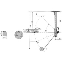 Indicatore di carburante LANDINI 36256 COBO
