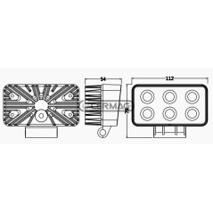 1440 lm LED-Arbeitsleuchte (95101)