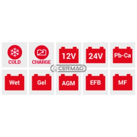 Carica batteria e mantenitore 12/24V - DEFENDER 20 BOOST 36785 Telwin
