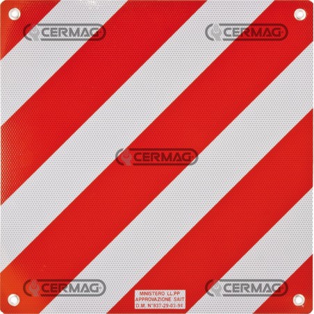 Panel de advertencia de carga sobresaliente. Dimensiones: 500 x 500 mm. 35465 | NewgardenAgri.com