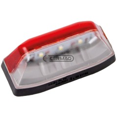 White/Red LED Clearance Light 12V - 24V 37045 LED | NewgardenAgri.com