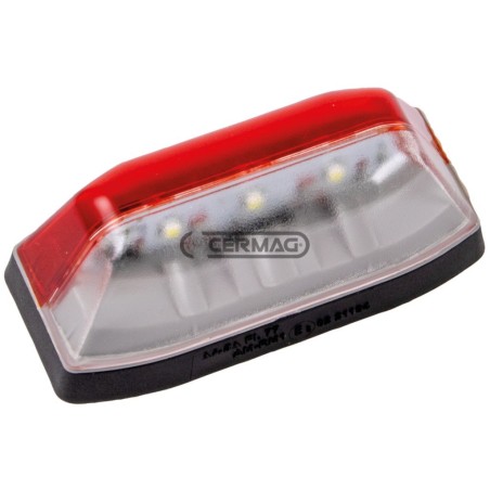 White/Red LED Clearance Light 12V - 24V 37045 LED | NewgardenAgri.com