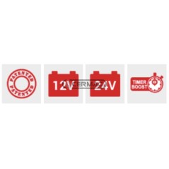 Carica batterie e avviatore 12/24V - DYNAMIC 620 START 36791 Telwin