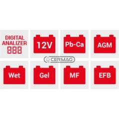 Testeur de batterie numérique - STS600 37023 Telwin