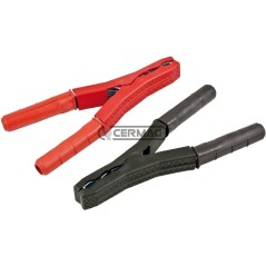 Coppia pinze portacorrente 1 rossa 1 nera Amperaggio 180 A 35521 | NewgardenAgri.com