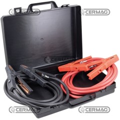 Cavi avviamento in rame da 1000 A con valigetta Sezione del filo 50 mm² 36832 | NewgardenAgri.com
