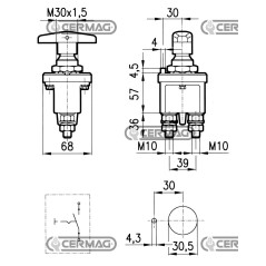 250A 37135 MENBER'S Batterietrennschalter
