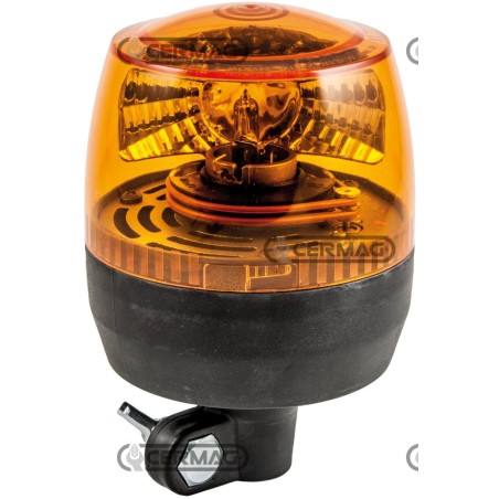 Baliza giratoria 12V-H1 con base de varilla rígida 36645 Fabricada en Italia | NewgardenAgri.com