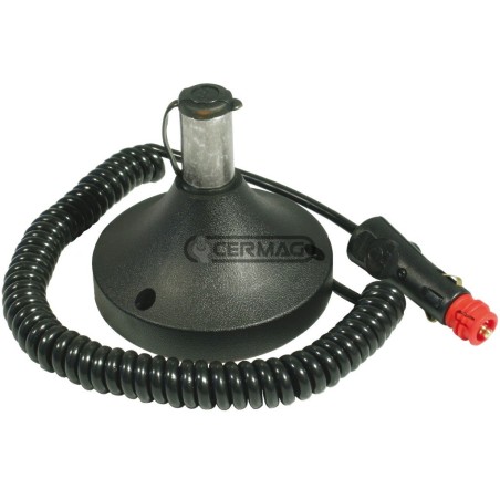 SOPORTE MAGNÉTICO CON CABLE PARA BALIZA GIRATORIA 35711 | NewgardenAgri.com