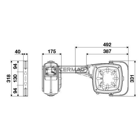 Carrete de cable S.280 con enchufe 37043