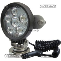 Faro da lavoro orientabile a led con cavo a spirale lumen 1.500 36502 COBO | NewgardenAgri.com