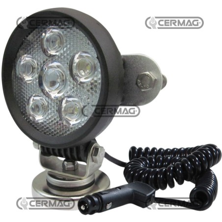 COBO 36502 Adjustable LED Work Light with Spiral Cable, 1,500 Lumens | NewgardenAgri.com